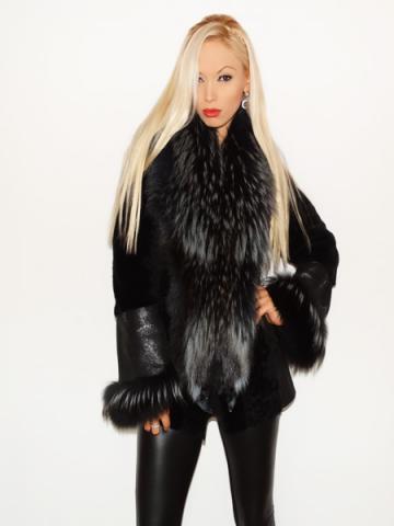 Дамски кожуси от естествена кожа