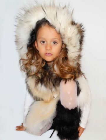 Детски кожен елек