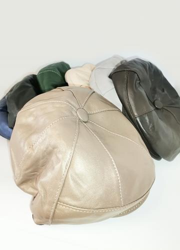 дамски кожени шапки