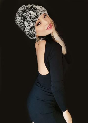 дамски кожени шапки