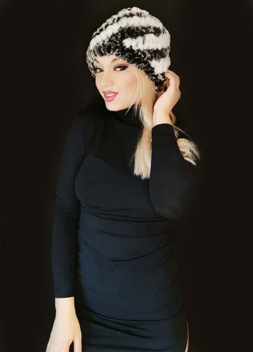 дамски кожени шапки