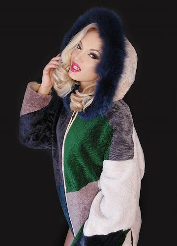 дамско кожено палто