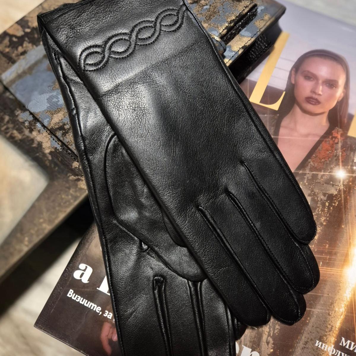 дамски кожени ръкавици софия