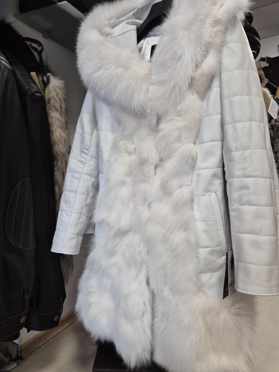 дамско кожено палто