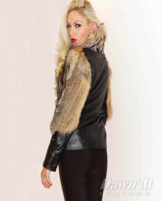 Кожено яке вълк и шипове - 0031 - 3