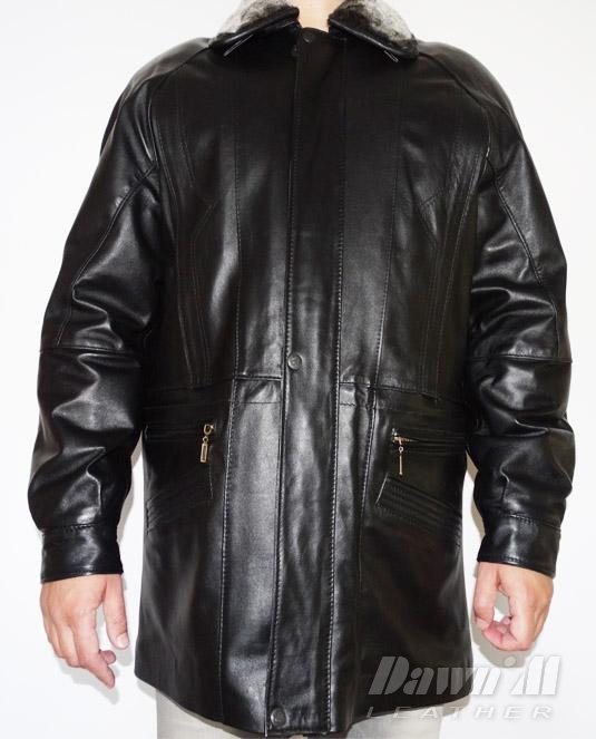 Мъжка кожена шуба Мафия