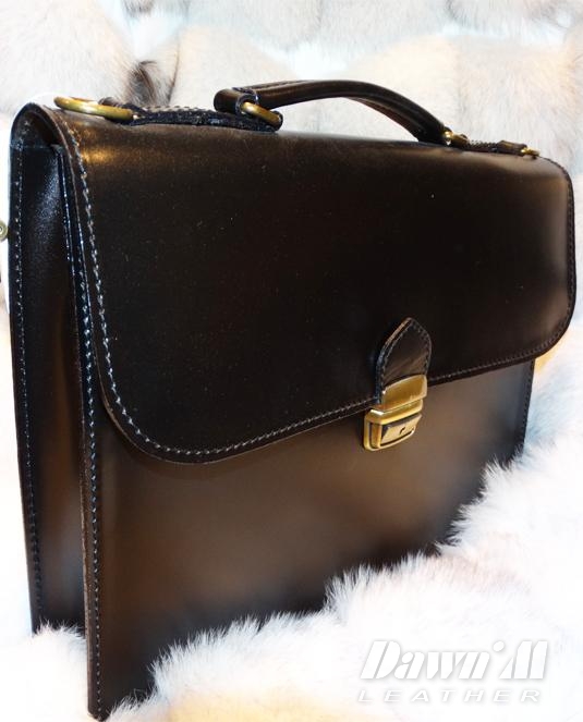 Кожена чанта А4 - едно отделение