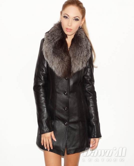 дамски кожени палта - 7