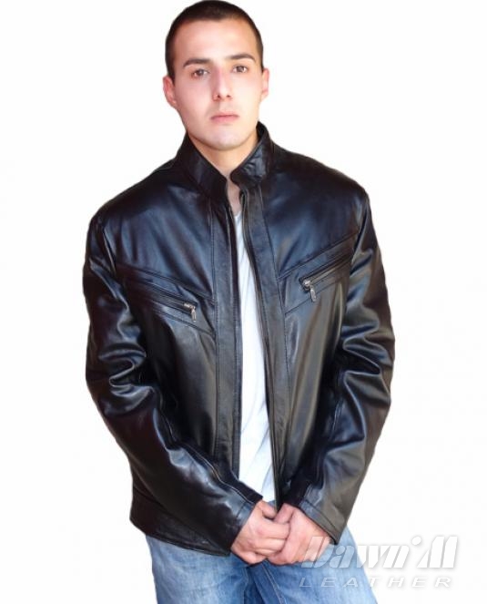 мъжко кожено яке - 5