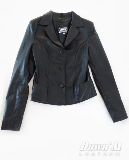 дамско кожено сако - 13