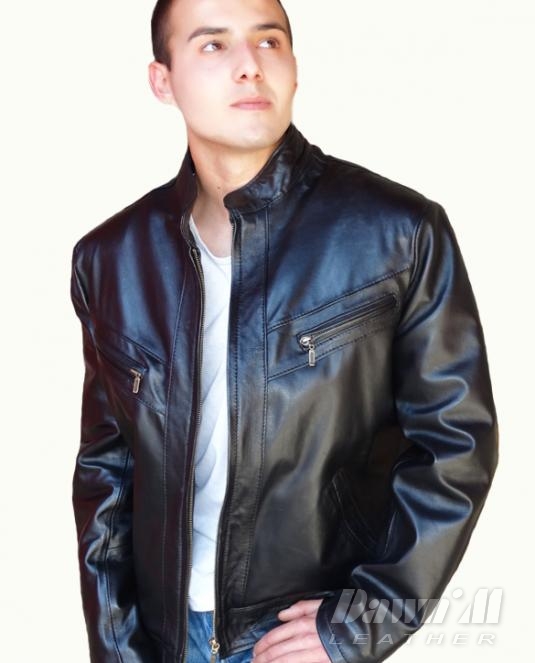 мъжко кожено яке - 4