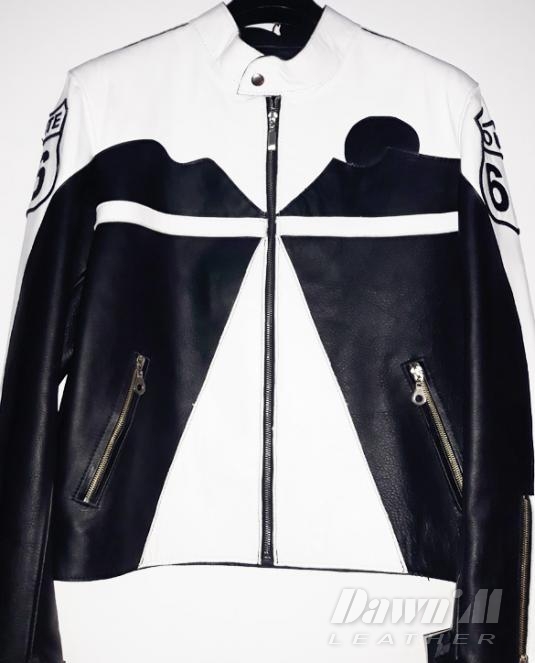 Спортно кожено яке - Рут 66