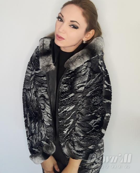 дамско кожено яке - 8