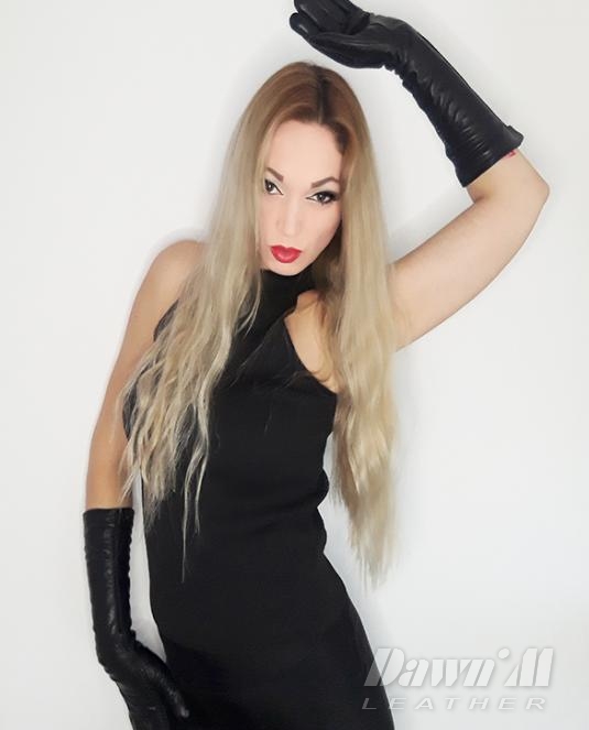 дамски кожени ръкавици - 5