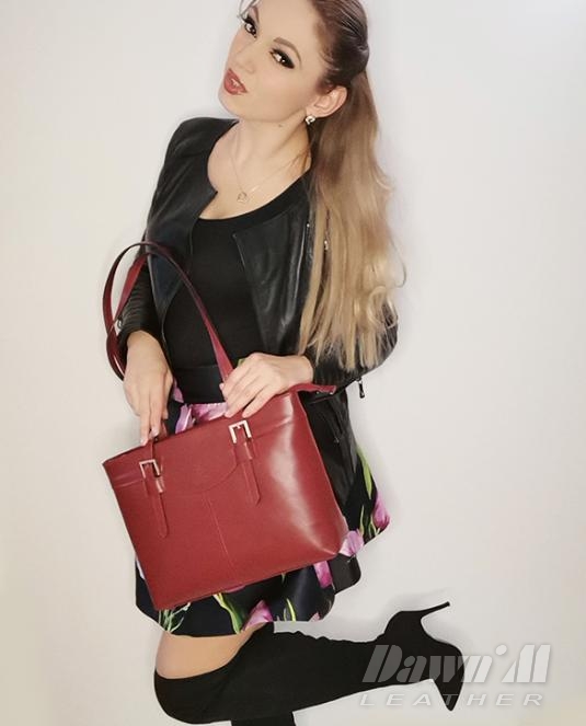 дамска кожена чанта - 1