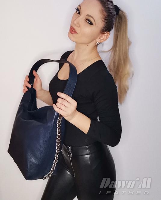 дамска кожена чанта - 8