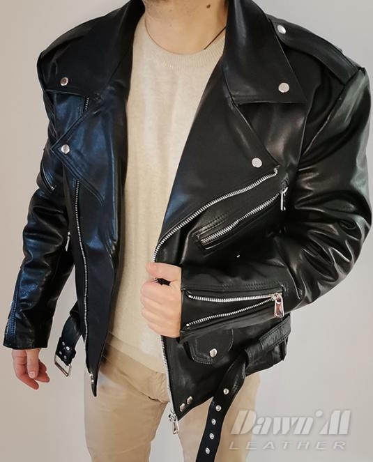 мъжко кожено яке - 3