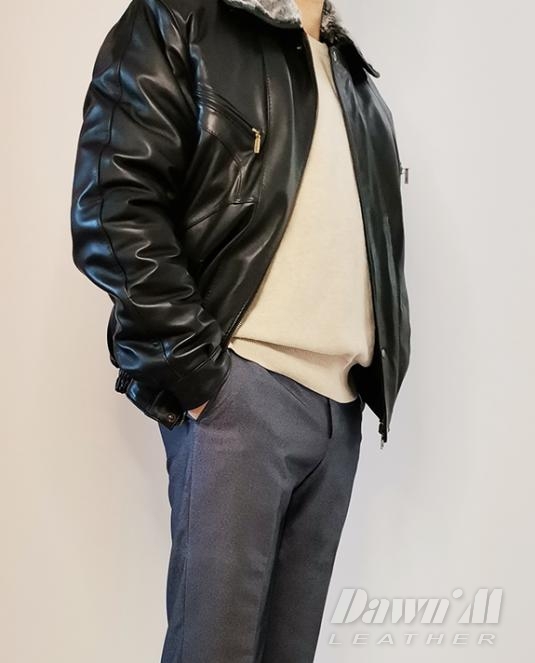 мъжко кожено яке - 3