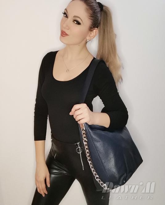 дамска кожена чанта - 4