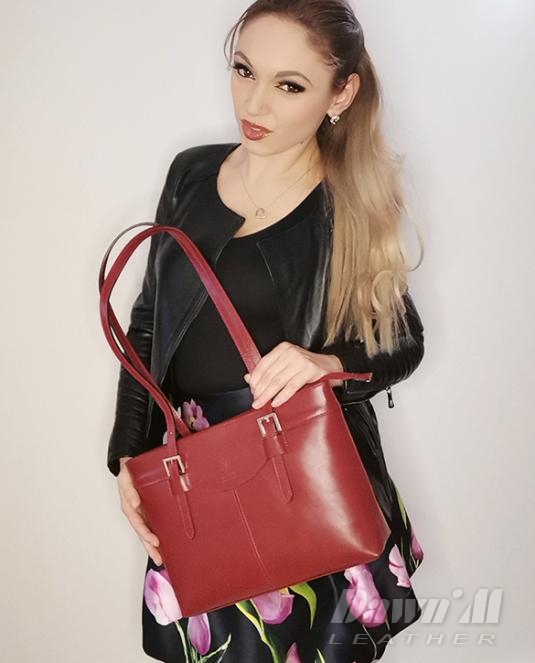 дамска кожена чанта - 2