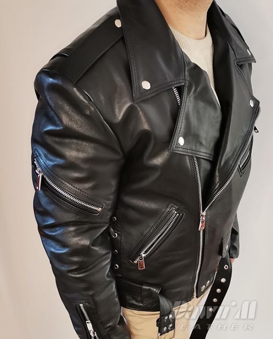 мъжко кожено яке - 7