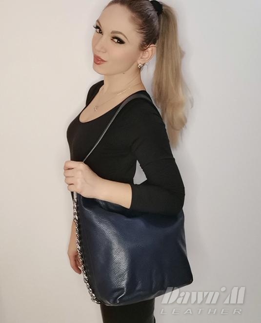 дамска кожена чанта - 5