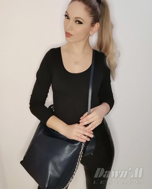 дамска кожена чанта - 2