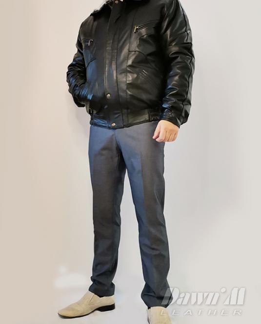 мъжко кожено яке - 7