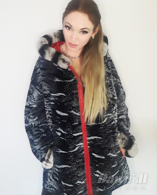 дамско кожено яке - 7