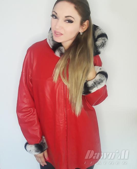 дамско кожено яке - 4