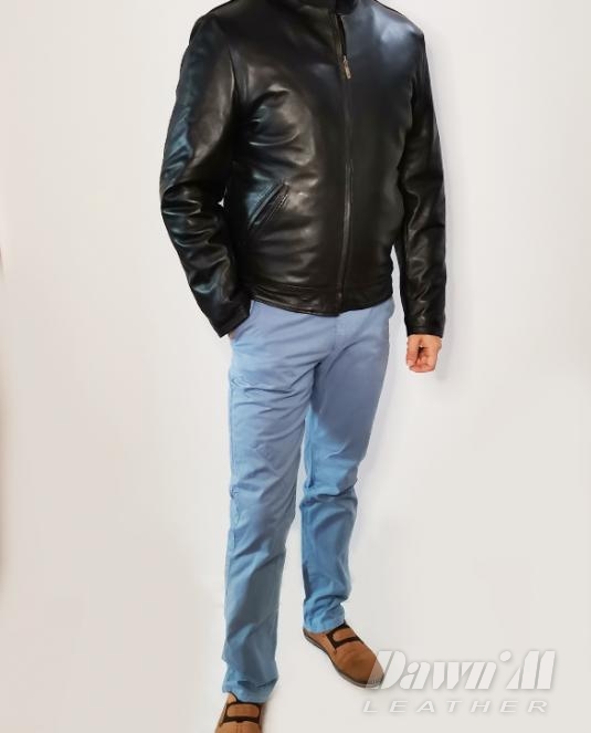 мъжко кожено яке - 8