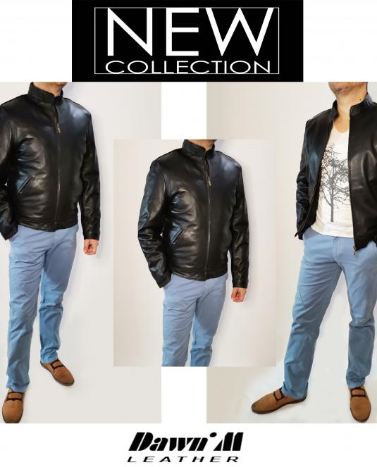 мъжко кожено яке - 7