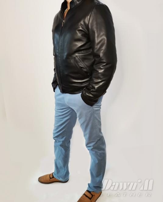 мъжко кожено яке - 9