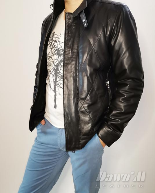мъжко кожено яке - 5
