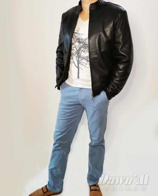 мъжко кожено яке - 10