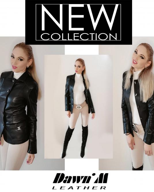 Дамско кожено сако - 070