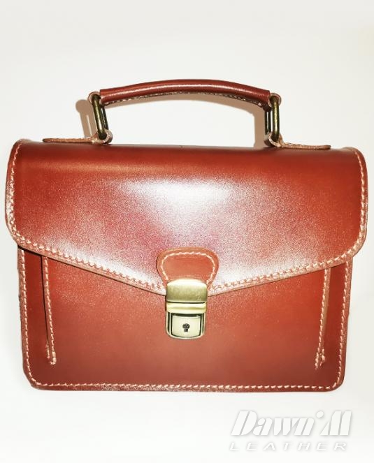 мъжка кожена чанта - 1