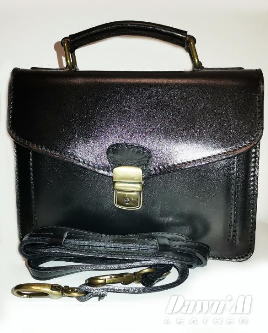 Луксозна мъжка кожена чанта - борсетка