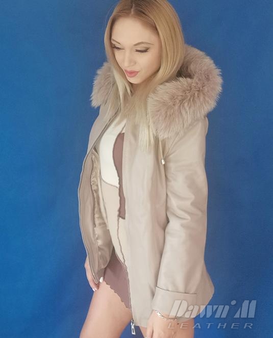 дамско кожено яке - 10