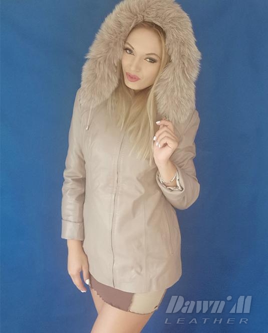 дамско кожено яке - 17