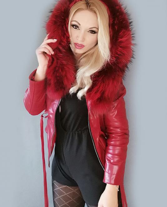 дамско кожено яке - 2