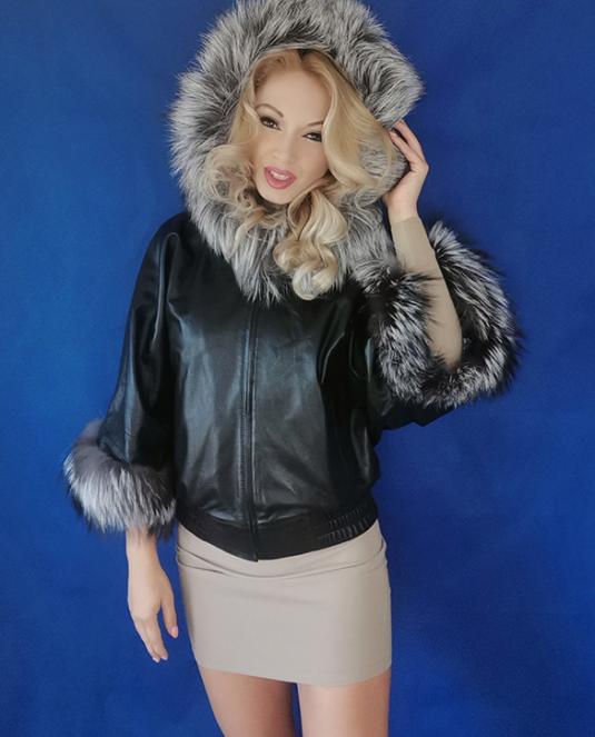 дамско кожено яке - 14