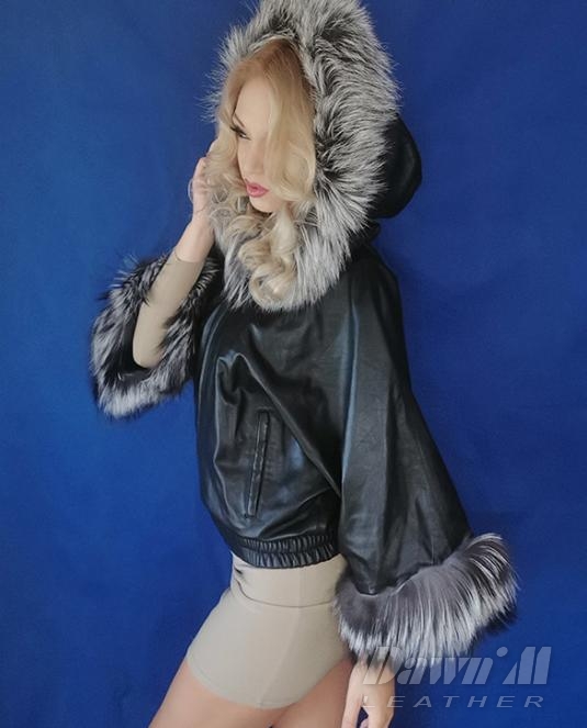 дамско кожено яке - 7