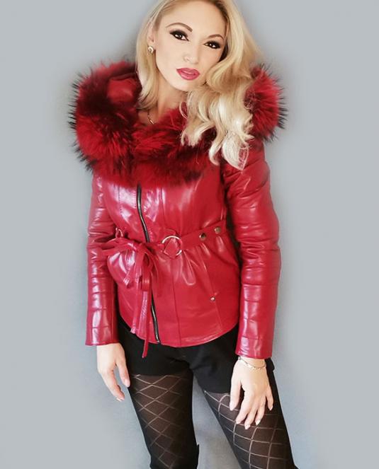 дамско кожено яке - 12