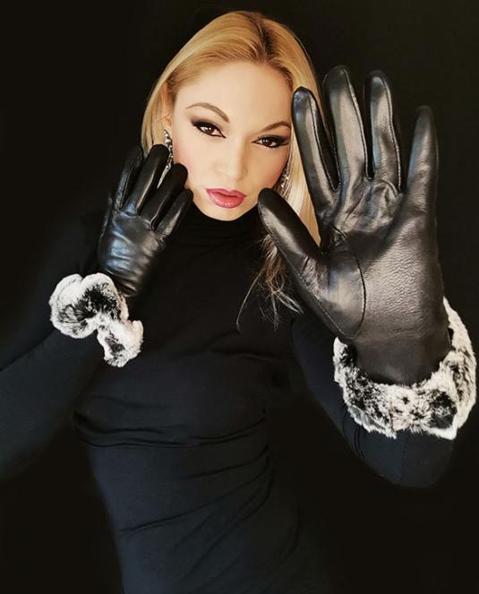 дамски кожени ръкавици - 5