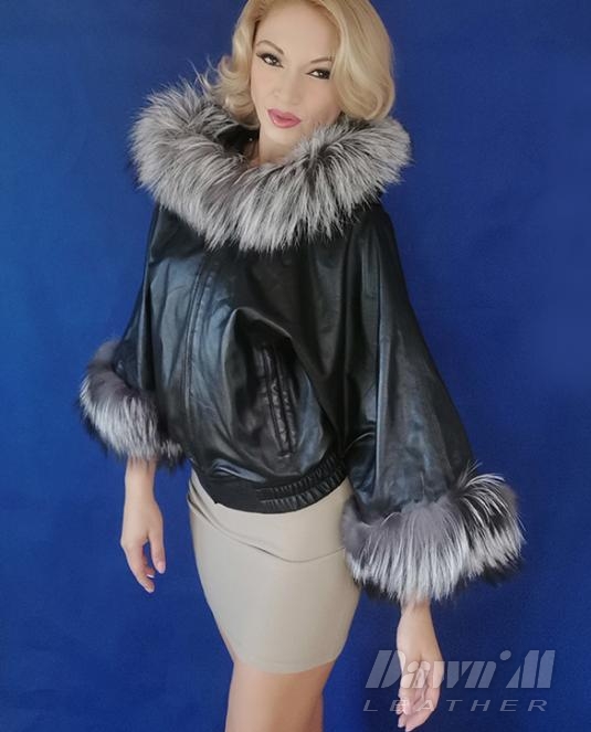 дамско кожено яке - 9