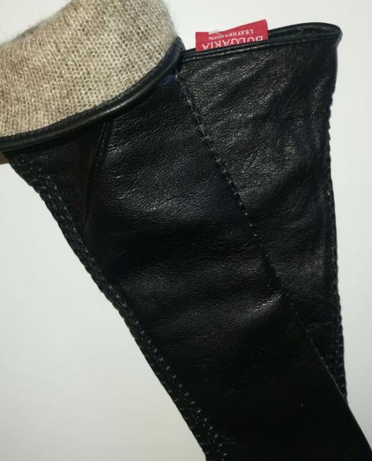 дамски кожени ръкавици - 10