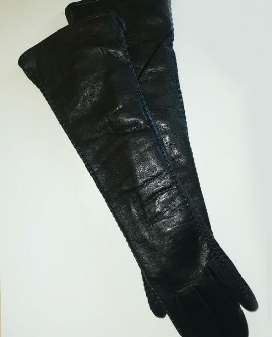 дамски кожени ръкавици - 8