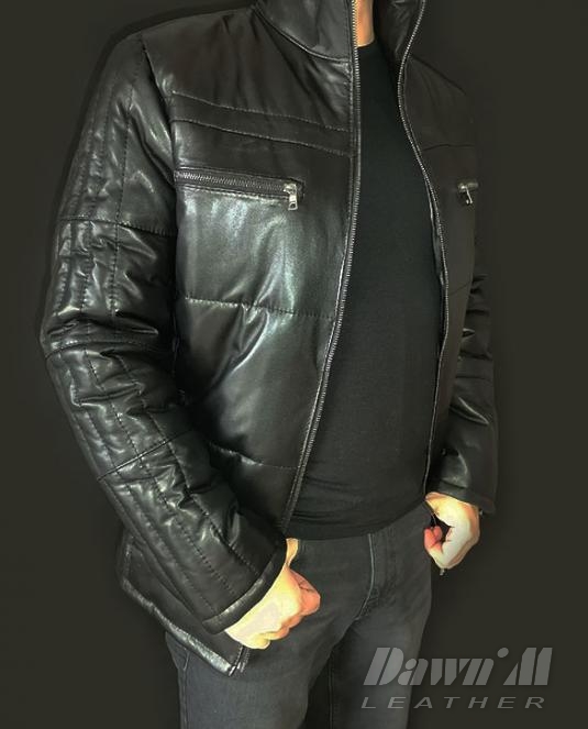 мъжко кожено яке - 4