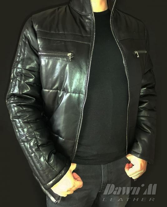 мъжко кожено яке - 3